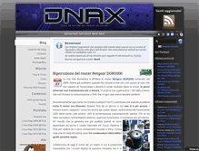 Tablet Screenshot of dnax.it